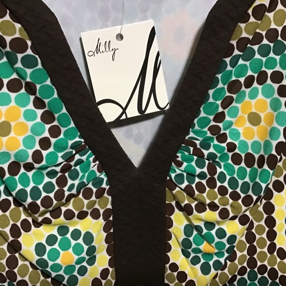 NWT Milly of New York Dress 100% Silk - Picture 5 of 8